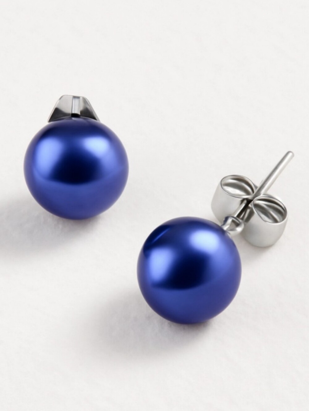 Pearl Ball Stud Earrings